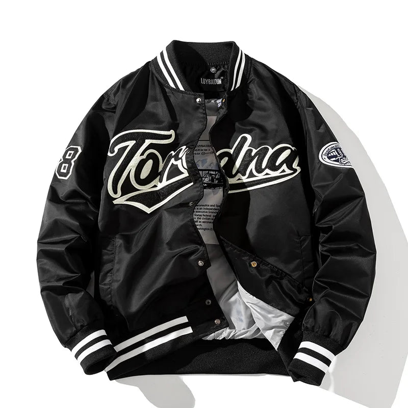 Baseball Embroidery Jacket Letter Streetwear