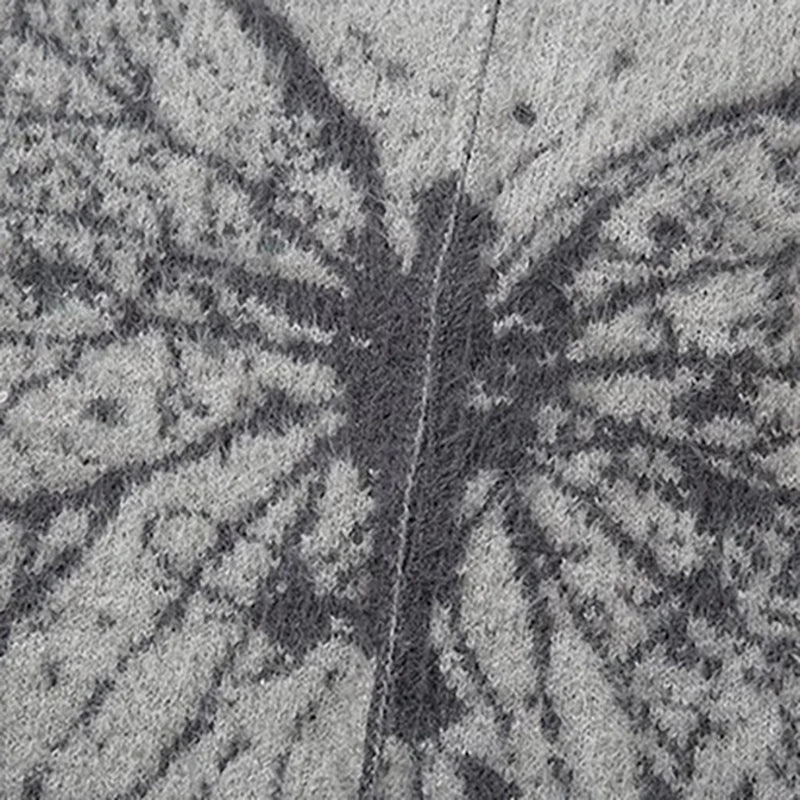 Butterfly Jacquard Zipper Cardigan Men's Sweaters