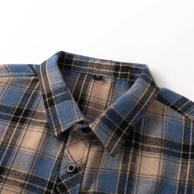 Autumn Long Sleeve Oversized Men's Casual Shirt