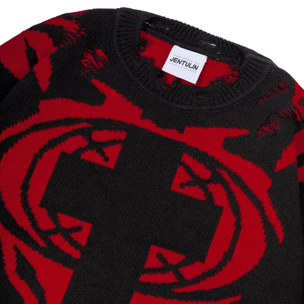 Sweater New Order Graphic Men Winter Pullover Knit Streetwear