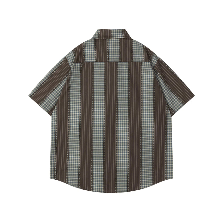 Summer Mens Striped Shirts