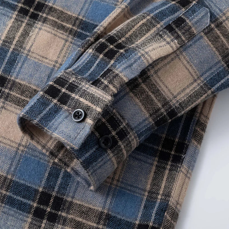 Autumn Long Sleeve Oversized Men's Casual Shirt