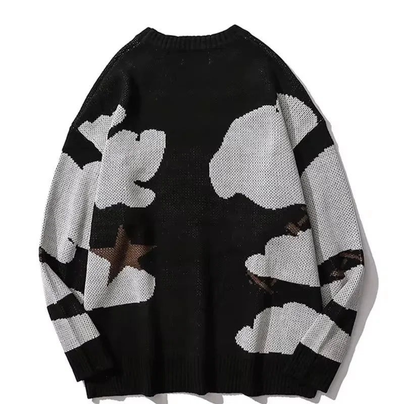Pure Cotton Anime Slim High Quality Design Hot Casual Sweater For Men