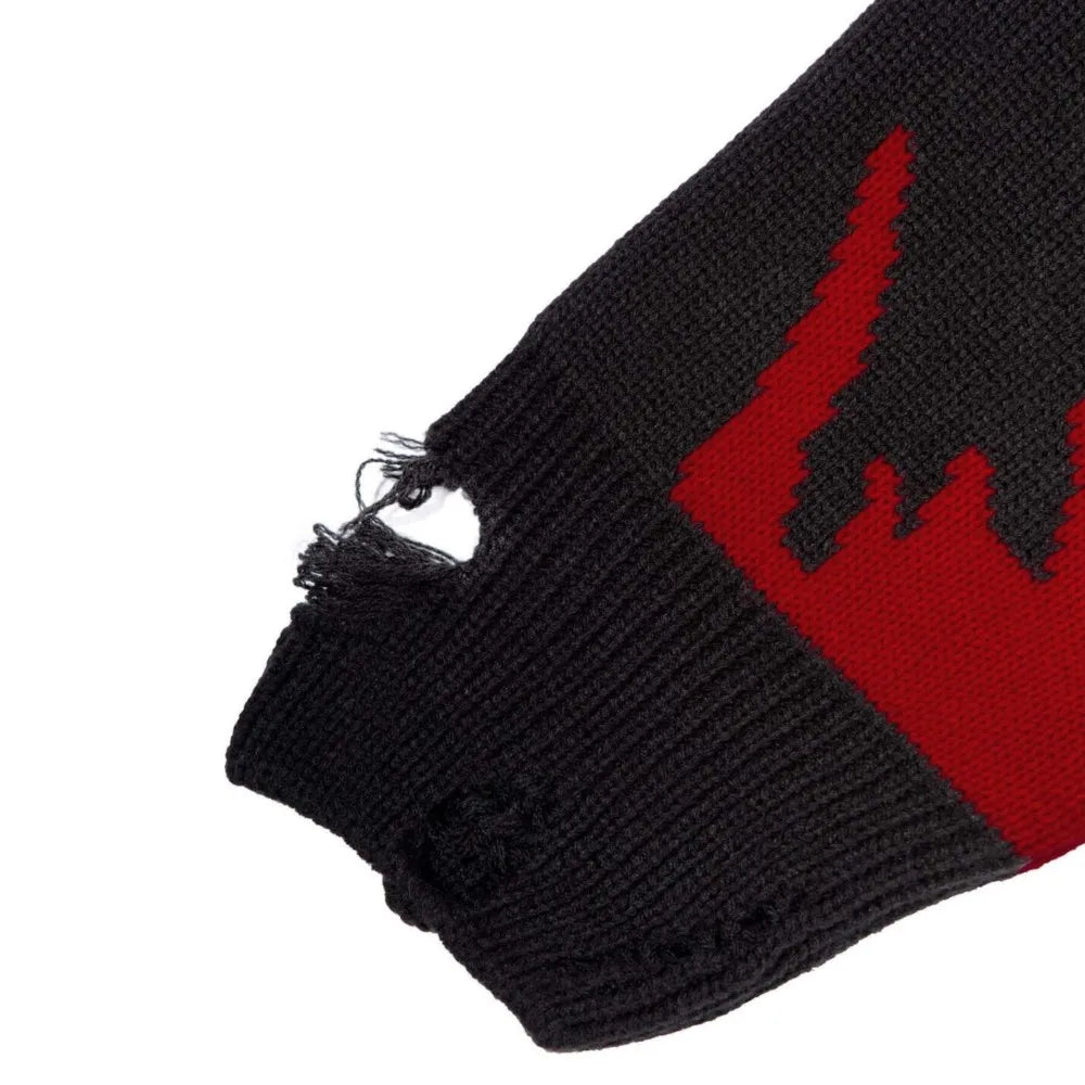 Sweater New Order Graphic Men Winter Pullover Knit Streetwear