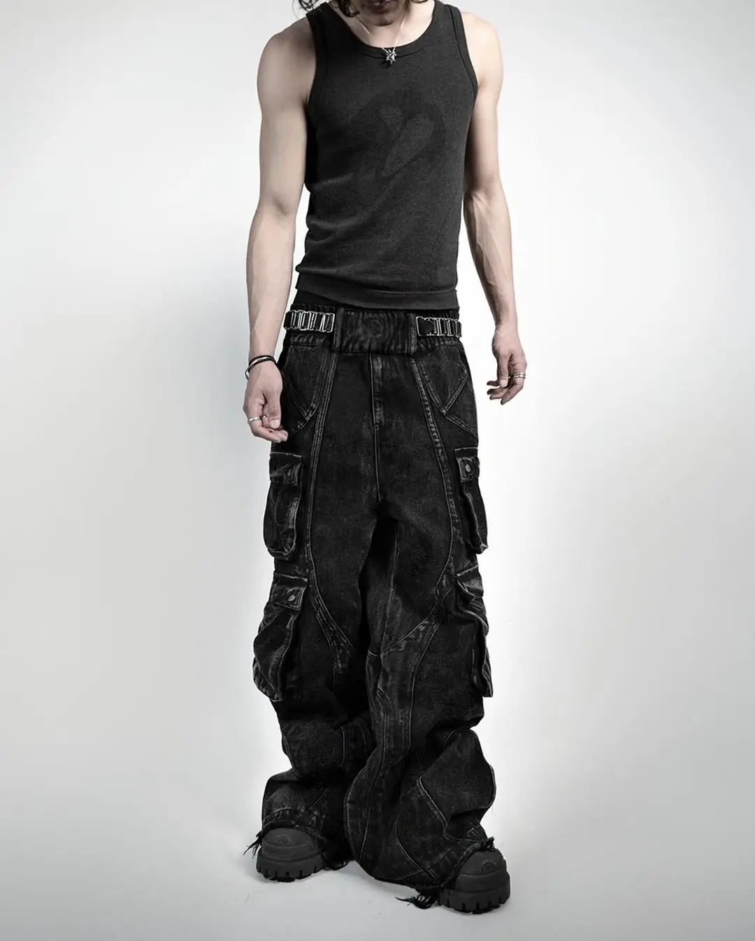 Gothic Retro Jeans for Men