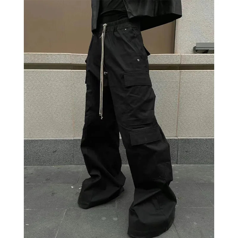 Cargo Pants Casual Loose Gothic Men's Trousers