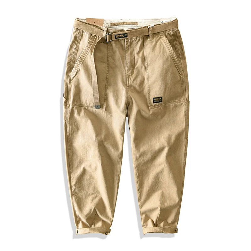Cargo Pants Man Straight Casual Baggy Pants