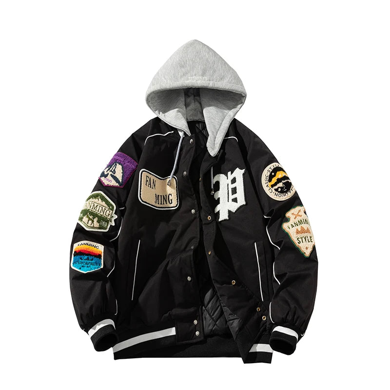 Winter Varsity Jacket Men