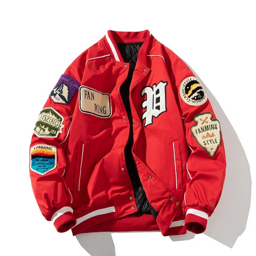Winter Varsity Jacket Men