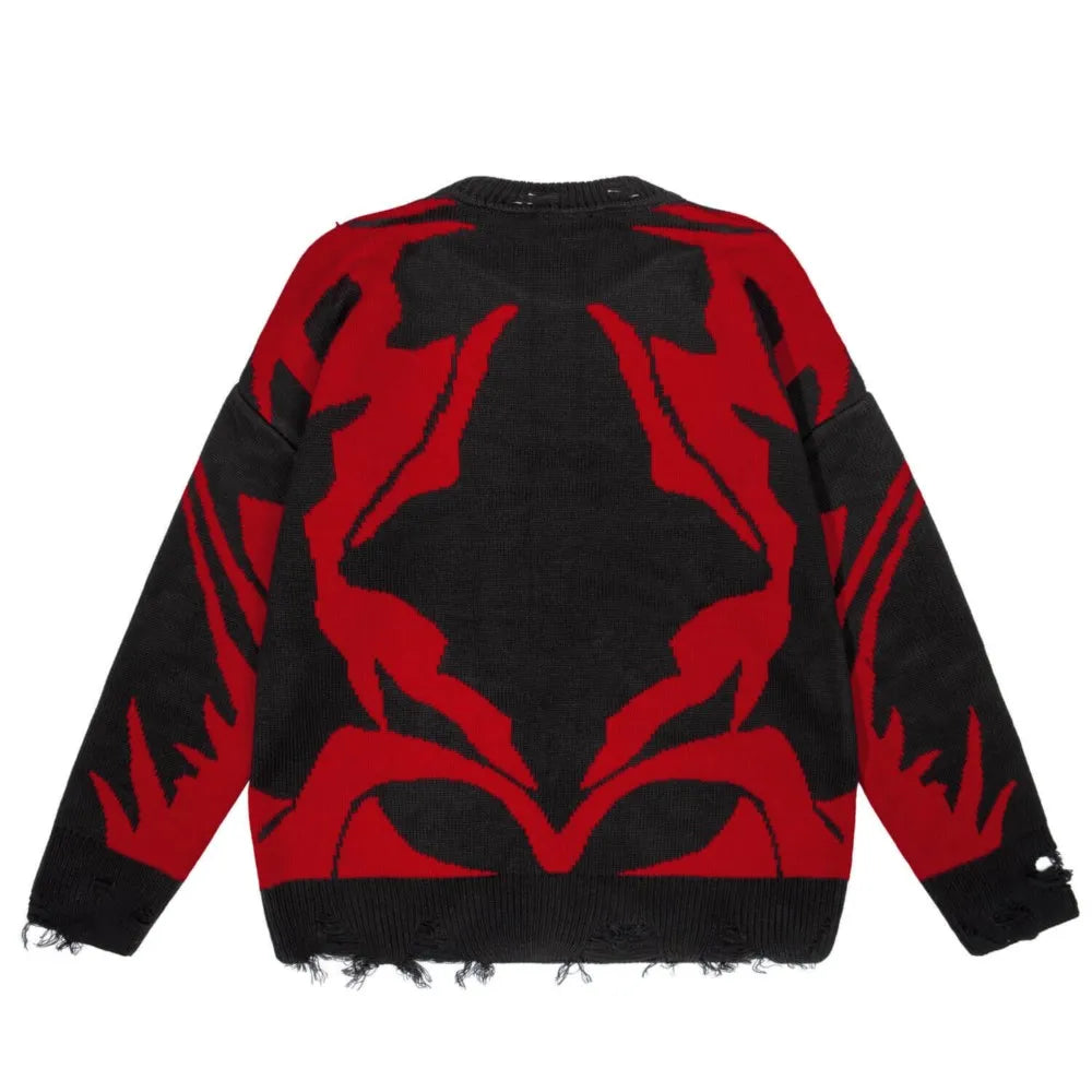 Sweater New Order Graphic Men Winter Pullover Knit Streetwear