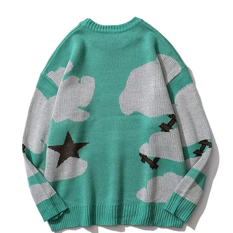 Pure Cotton Anime Slim High Quality Design Hot Casual Sweater For Men