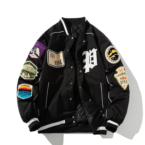 Winter Varsity Jacket Men