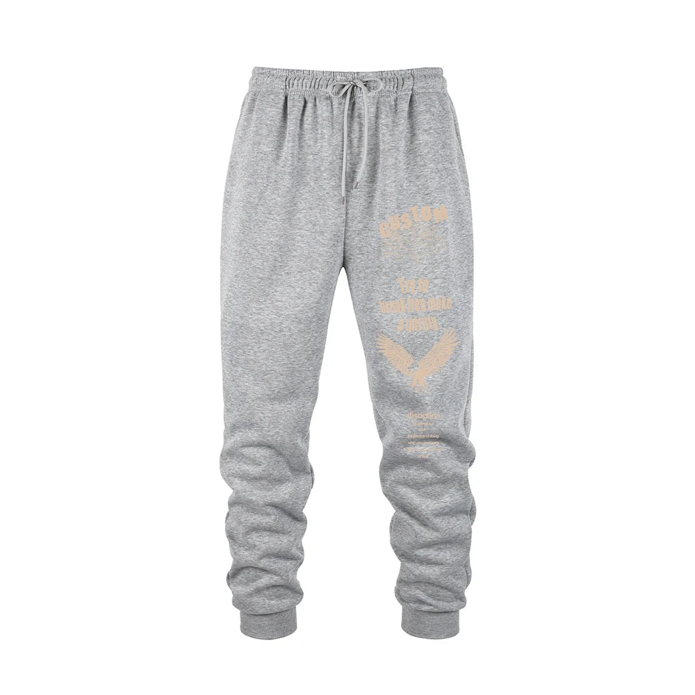 Mid Waist Drawstring Pants
