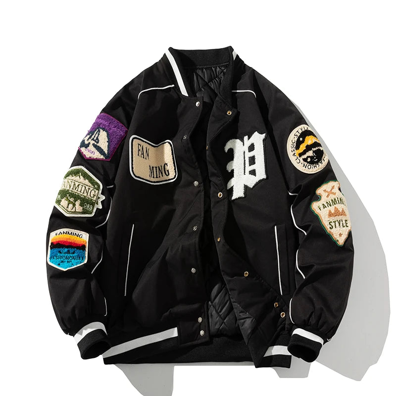 Winter Varsity Jacket Men