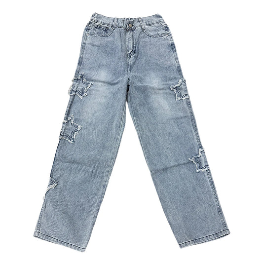 Stars Patchwork Men Jeans