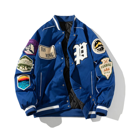 Winter Varsity Jacket Men